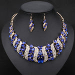 Stylish Crystal Necklace Jewelry SetJewelry Set