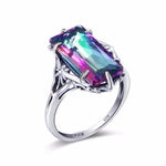 Mystic Topaz Crystal Ring - 925 Sterling SilverRing11
