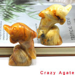 Dolphin Healing Crystal FigurineHealing Crystal1PCSCrazy Agate